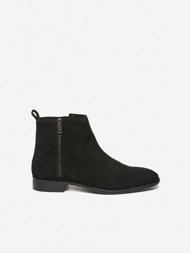 Botins em pele de camurça - sapatos para homem - Preto | Sisley image number 2